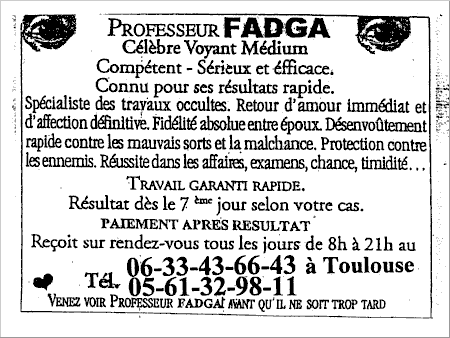 Cliquez pour voir la fiche dtaille de FADGA