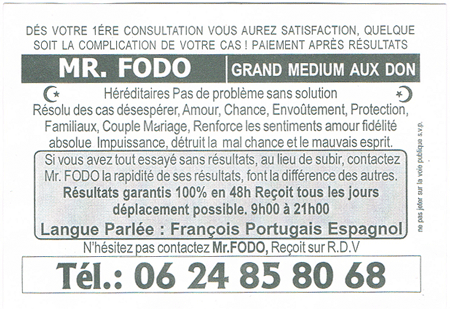 Cliquez pour voir la fiche dtaille de FODO