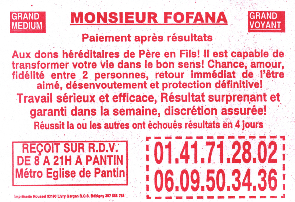 Monsieur FOFANA, Seine St Denis