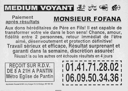 Monsieur FOFANA, Paris