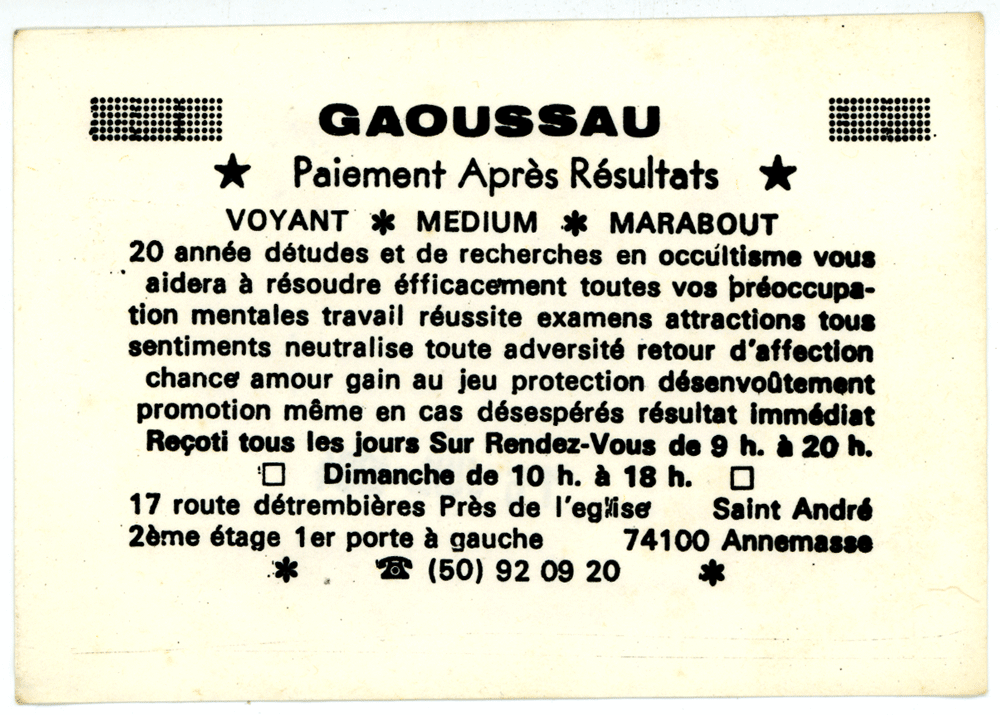  GAOUSSAU, Haute-Savoie