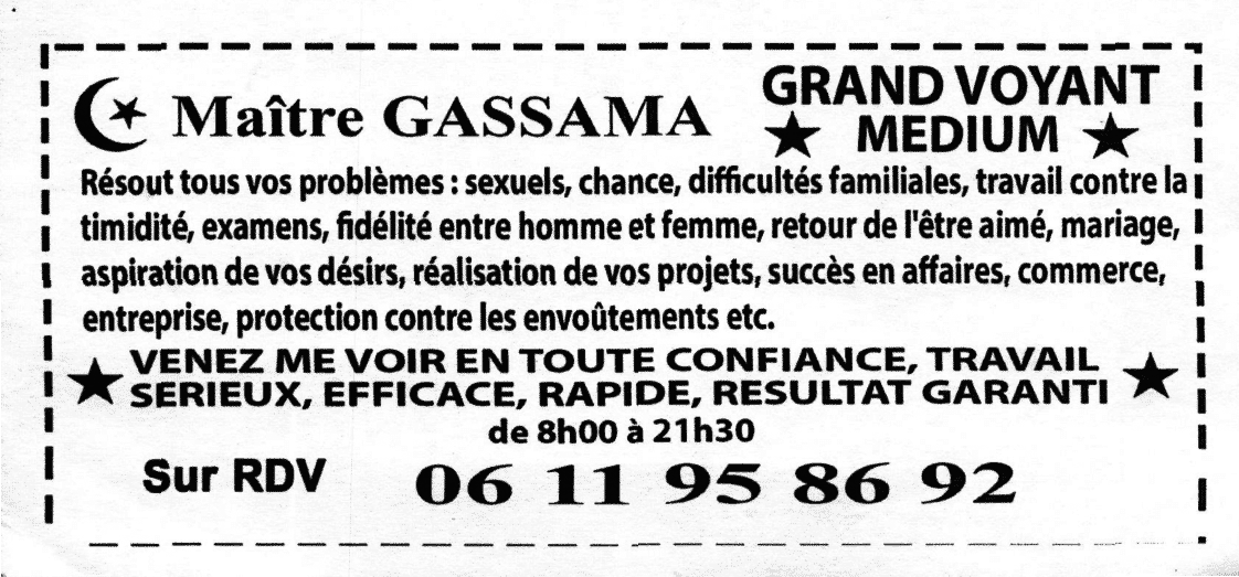 Cliquez pour voir la fiche dtaille de GASSAMA