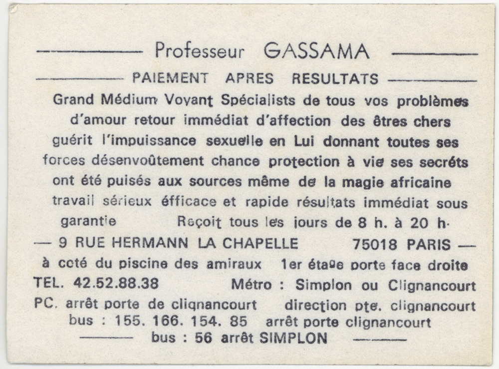 Cliquez pour voir la fiche détaillée de GASSAMA
