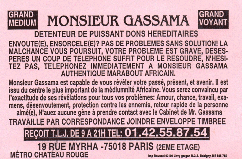 Monsieur GASSAMA, Paris