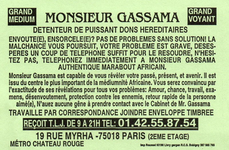 Cliquez pour voir la fiche dtaille de GASSAMA