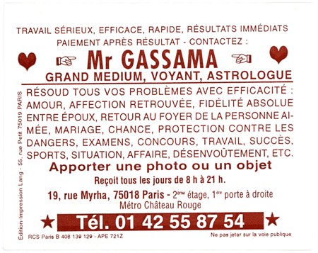 Monsieur GASSAMA, Paris