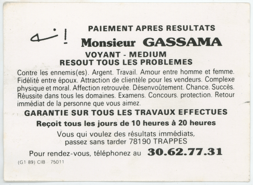 Cliquez pour voir la fiche détaillée de GASSAMA