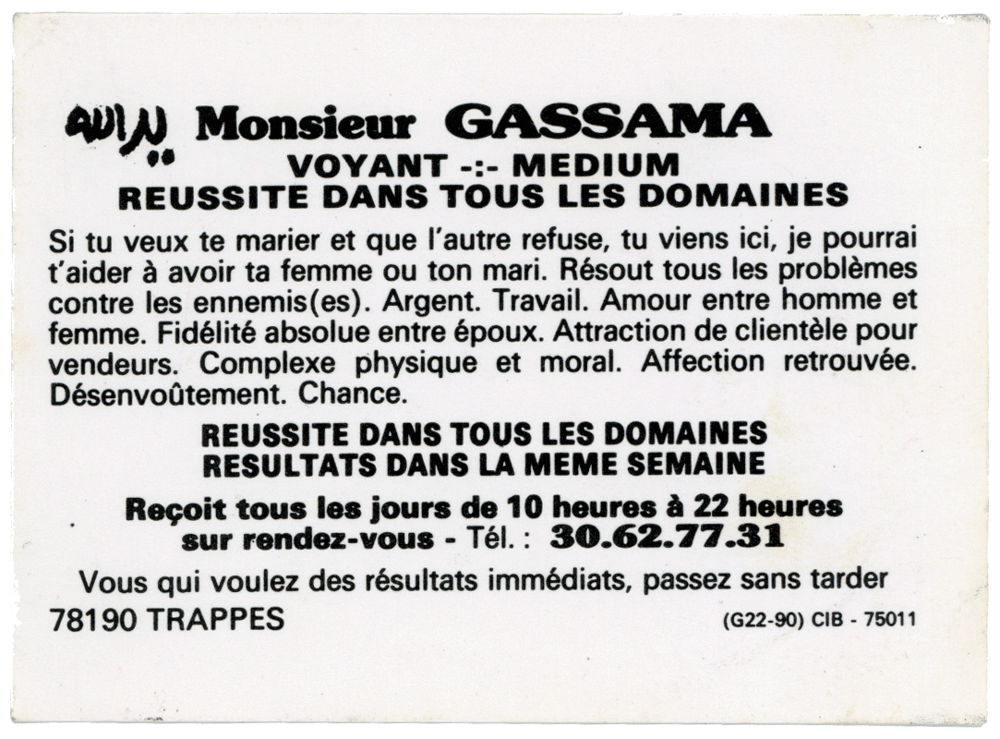 Monsieur GASSAMA, Yvelines
