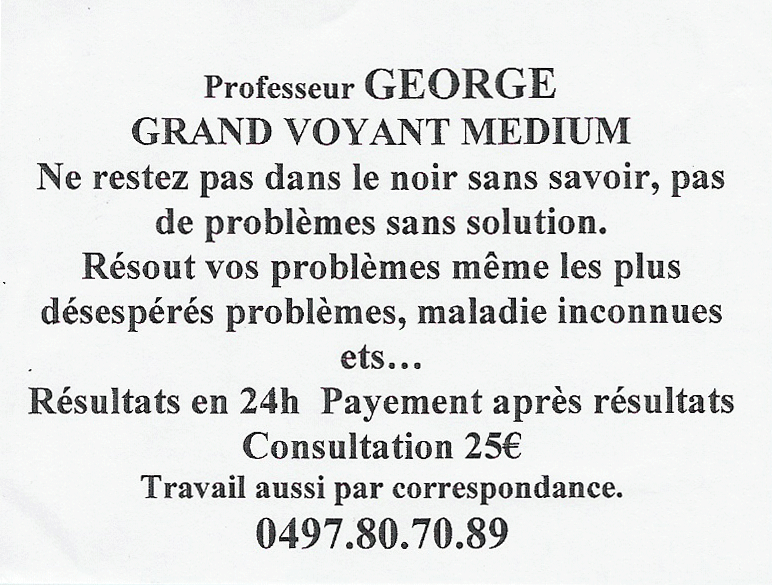 Cliquez pour voir la fiche dtaille de GEORGE