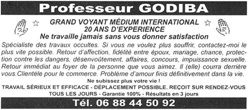 Professeur GODIBA, (indtermin)