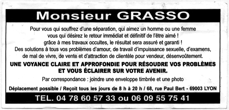 Monsieur GRASSO, Lyon