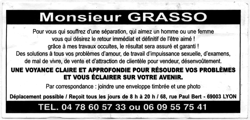 Cliquez pour voir la fiche dtaille de GRASSO