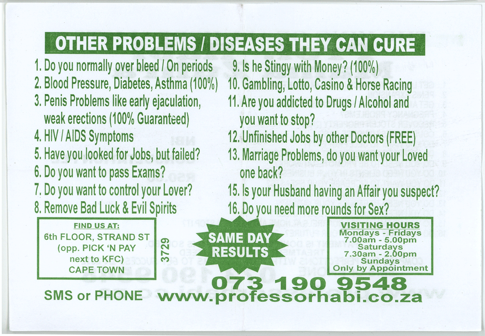 Professeur Habi Mama Zuhra, Afrique du Sud