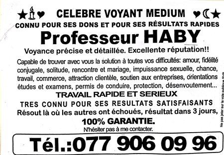 Cliquez pour voir la fiche dtaille de HABY