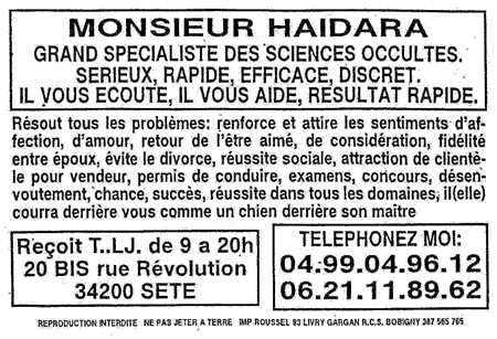 Monsieur HAIDARA, Hérault, Montpellier
