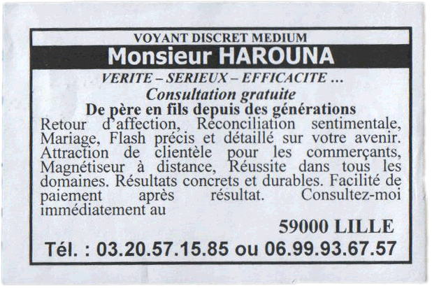 Monsieur HAROUNA, Nord