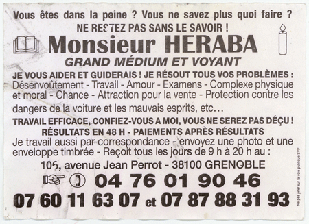 Monsieur HERABA, Grenoble