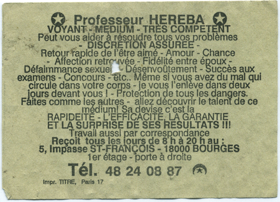 Cliquez pour voir la fiche dtaille de HEREBA