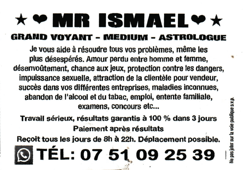 Cliquez pour voir la fiche dtaille de ISMAEL