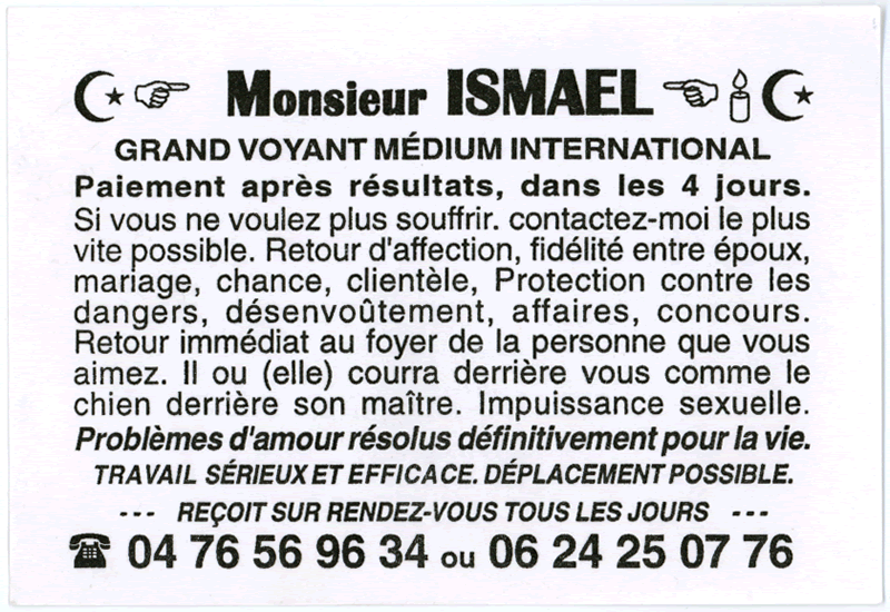Monsieur ISMAEL, Grenoble