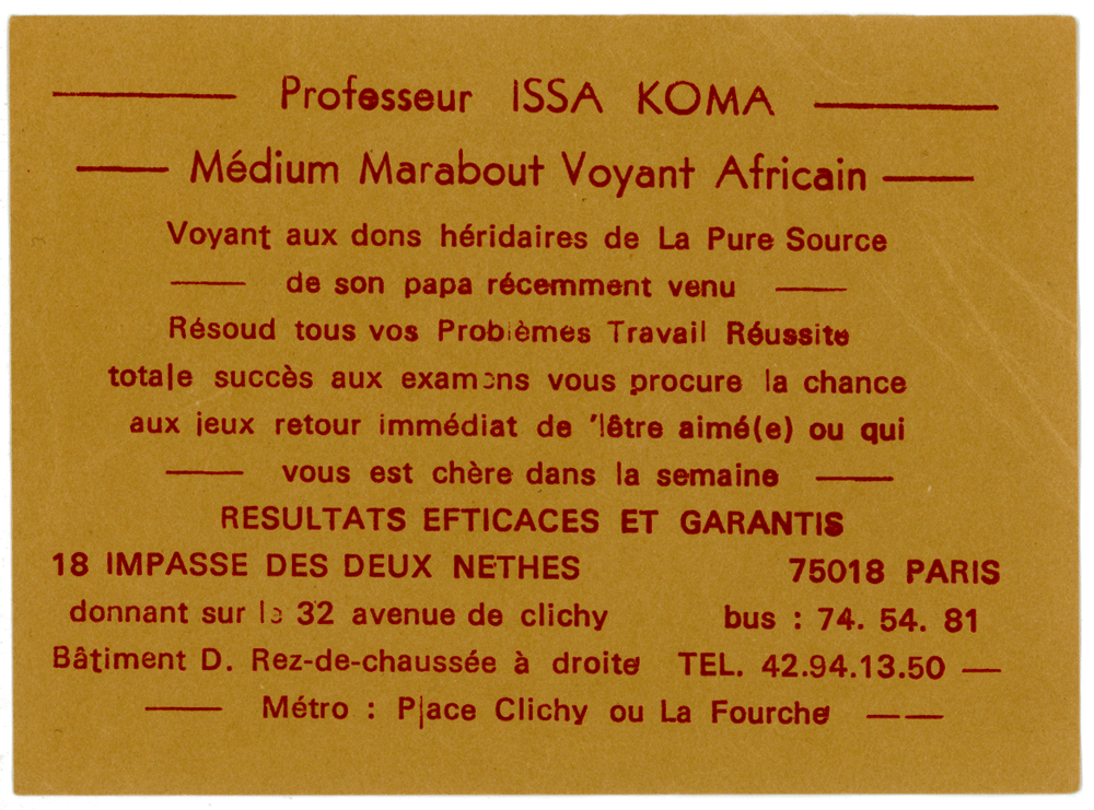 Professeur ISSA KOMA, Paris