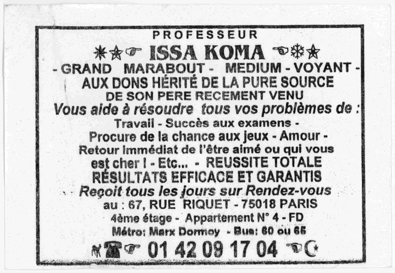 Cliquez pour voir la fiche dtaille de ISSA KOMA