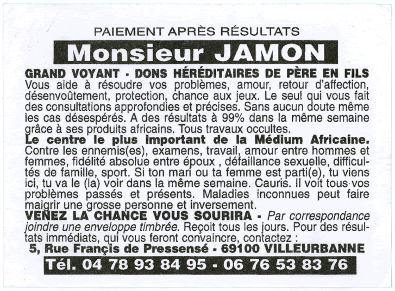 Cliquez pour voir la fiche dtaille de JAMON