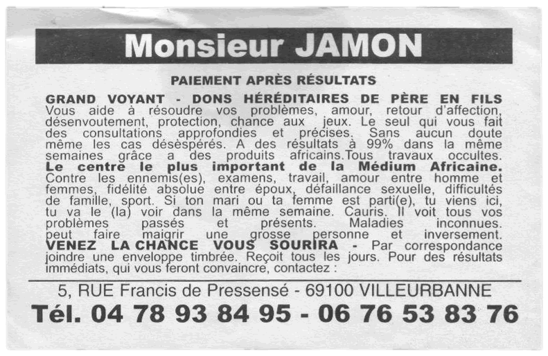 Cliquez pour voir la fiche dtaille de JAMON