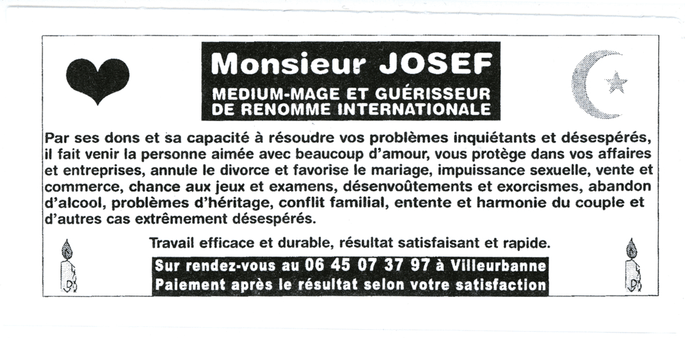 Monsieur JOSEF, Villeurbanne