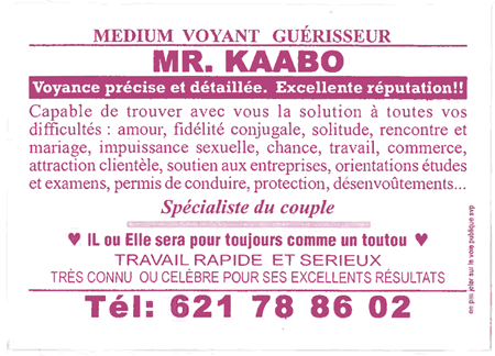 Monsieur KAABO, Luxembourg