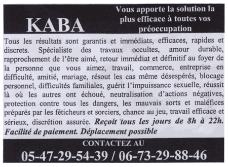 Cliquez pour voir la fiche dtaille de KABA