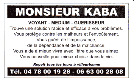 Monsieur KABA, Lyon