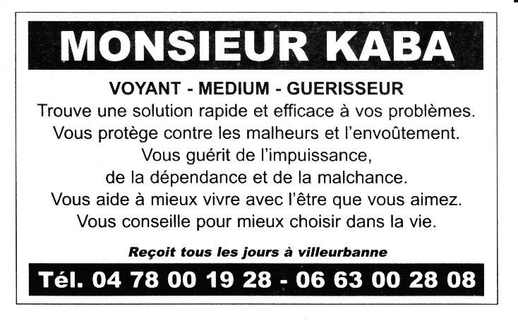 Monsieur KABA, Lyon