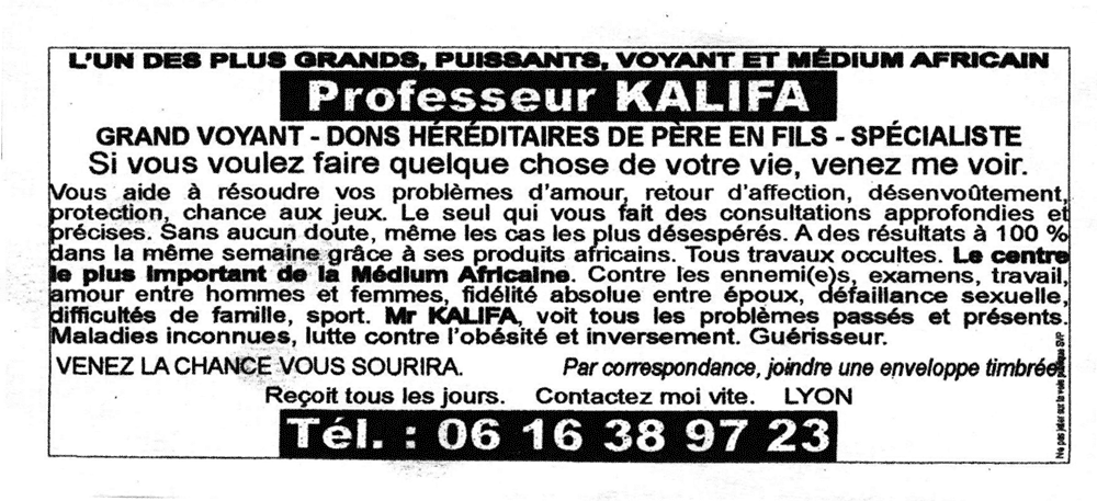 Professeur KALIFA, Lyon