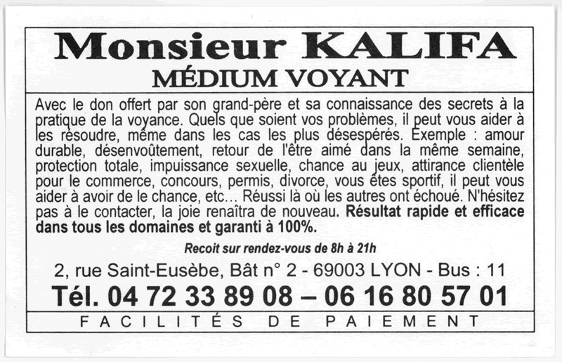 Cliquez pour voir la fiche dtaille de KALIFA