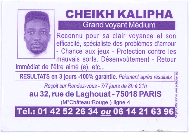 Cheikh KALIPHA, Paris