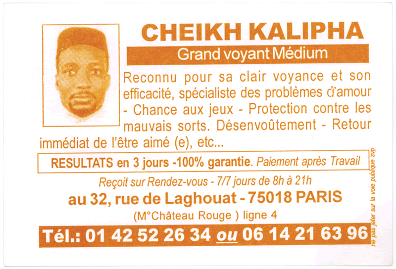 Cheikh KALIPHA, Paris