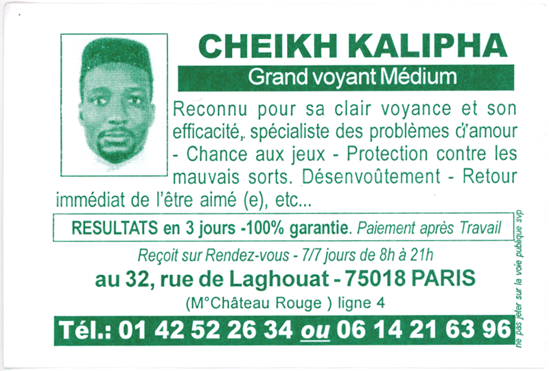 Cheikh KALIPHA, Paris