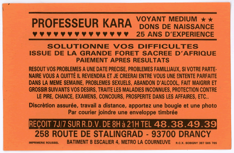 Professeur KARA, Seine St Denis