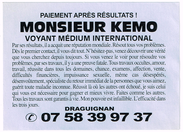 Cliquez pour voir la fiche dtaille de KEMO