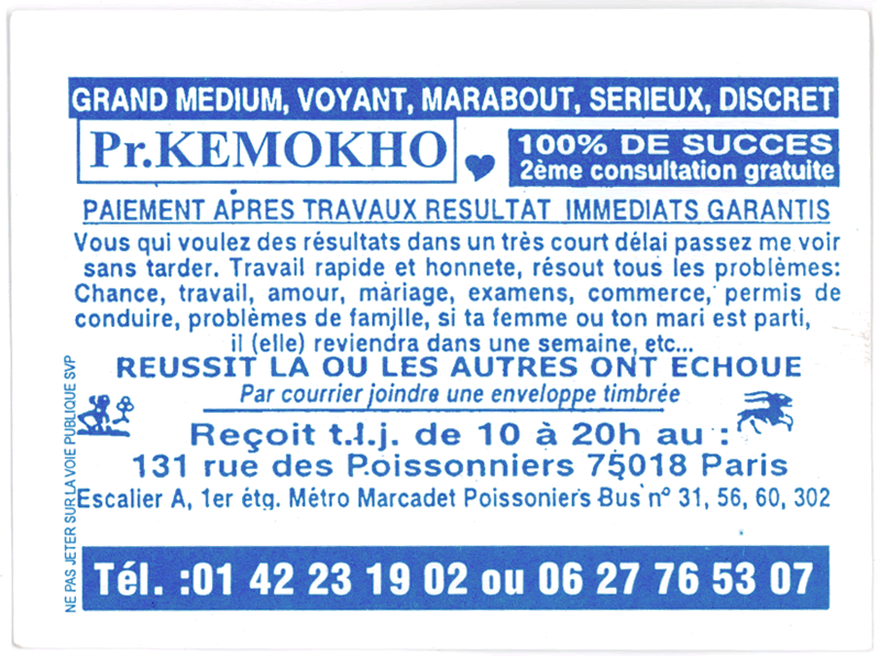 Cliquez pour voir la fiche dtaille de KEMOKHO