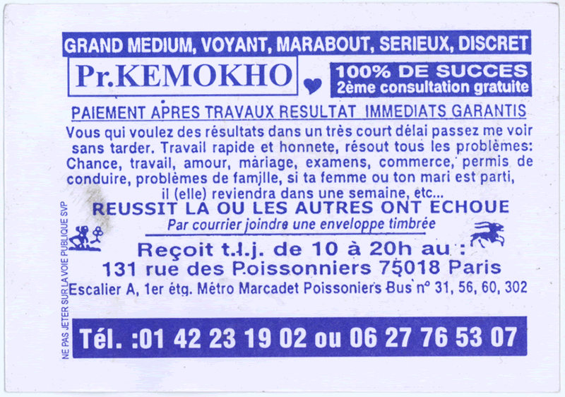 Professeur KEMOKHO, Paris