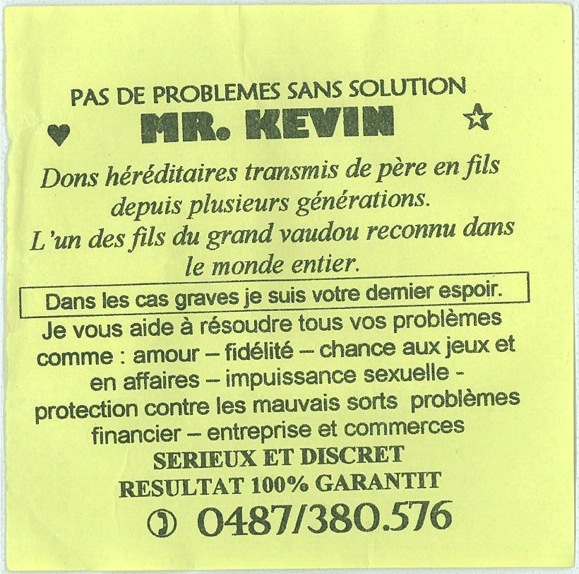 Cliquez pour voir la fiche détaillée de KEVIN