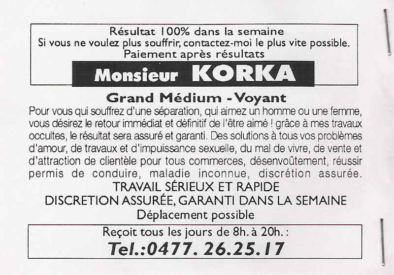 Cliquez pour voir la fiche dtaille de KORKA