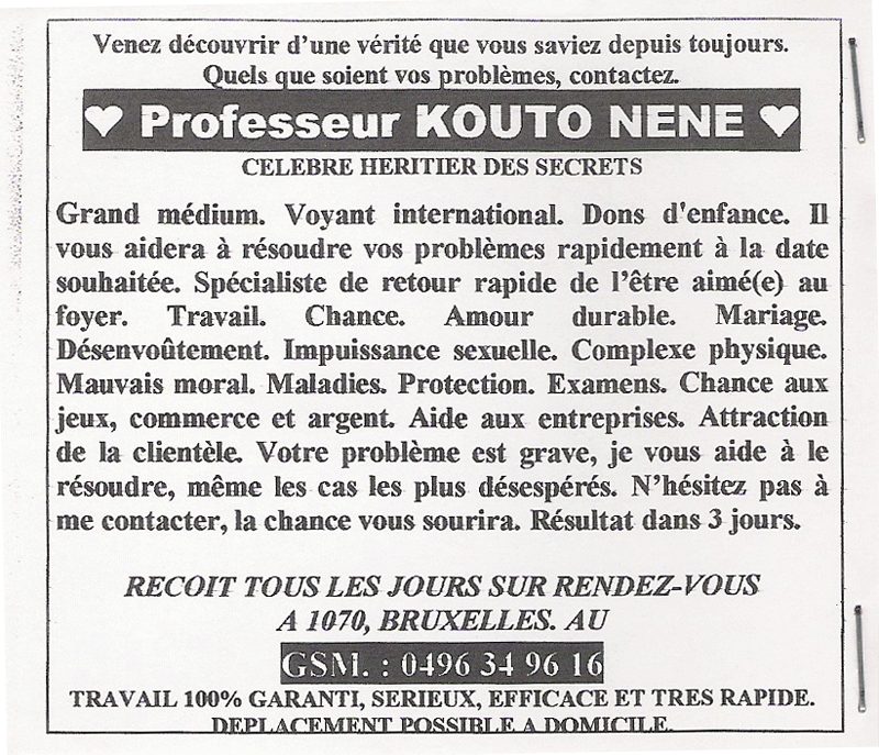 Cliquez pour voir la fiche dtaille de KOUTO NENE