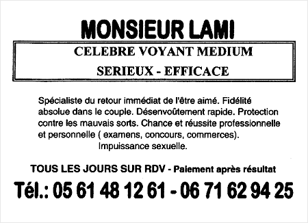 Monsieur LAMI, Toulouse