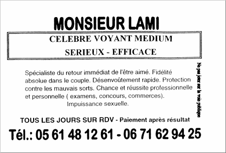 Monsieur LAMI, Toulouse