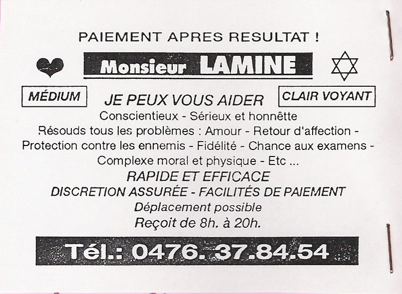 Cliquez pour voir la fiche dtaille de LAMINE