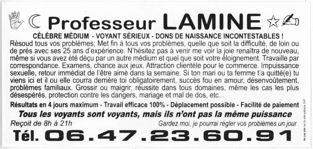 Professeur LAMINE, Gard