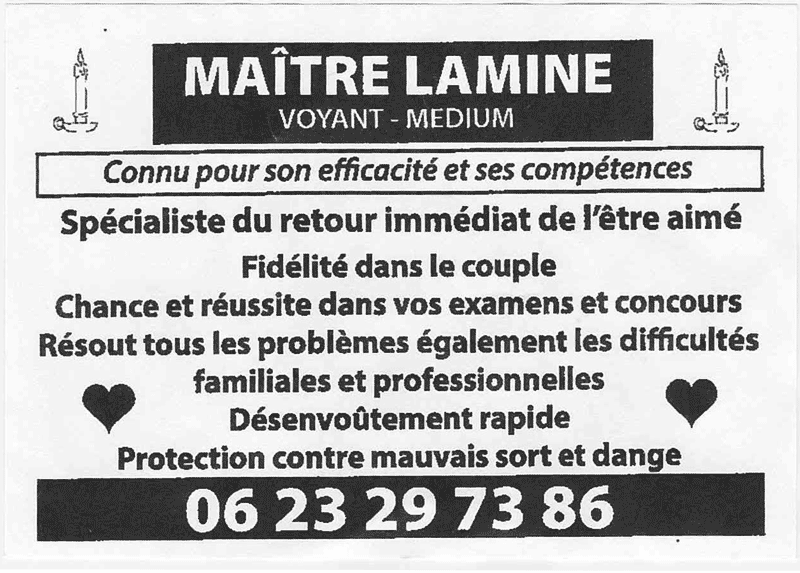 Cliquez pour voir la fiche dtaille de LAMINE